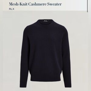 Navy RLX Ralph Lauren Cashmere Sweater Navy NWT